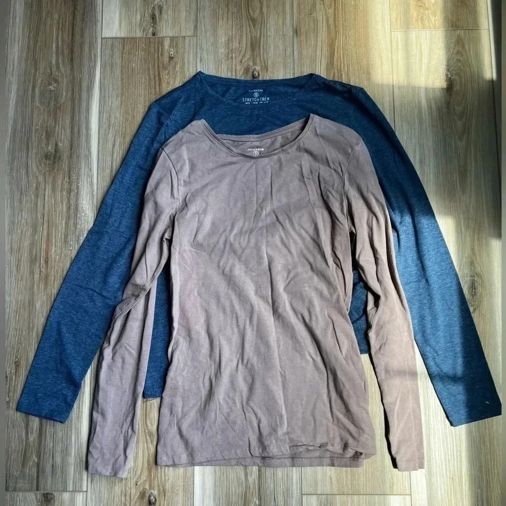 PRIMARK : stretch crew shirt bundle